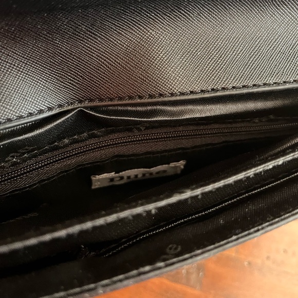 DUNE London Black Oversized Clutch - Picture 9 of 10